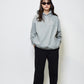 Heavy weight logo sweat hoodie - GRAY