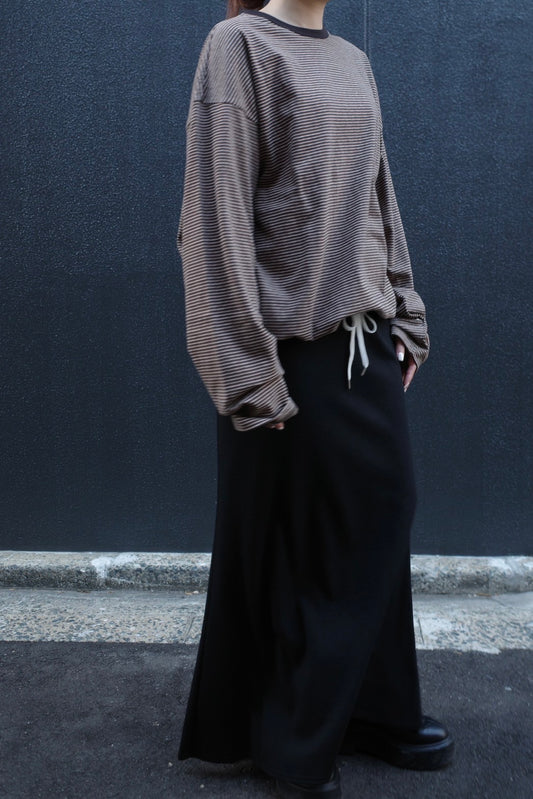 Drawcord border C/S - BROWN