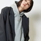 Heavy weight logo sweat hoodie - GRAY