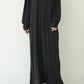 Long onepiece - HEATHER BLACK