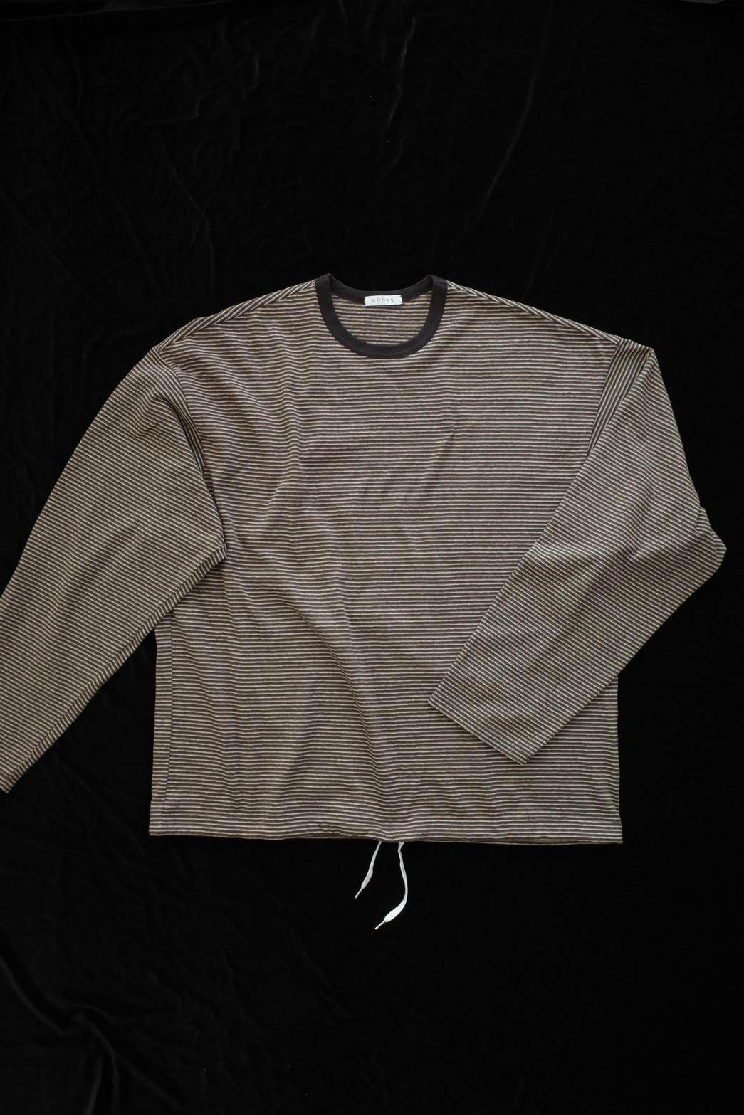Drawcord border C/S - BROWN – NŌDAS ONLINE STORE