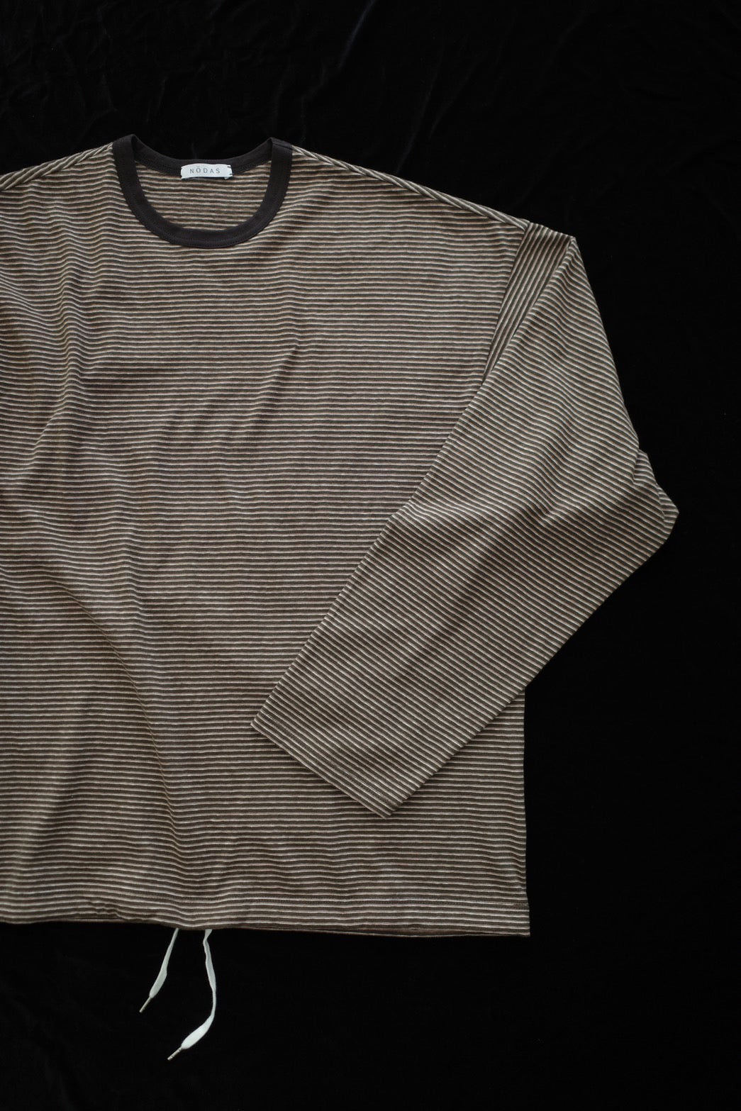 Drawcord border C/S - BROWN