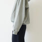 Heavy weight logo sweat hoodie - GRAY