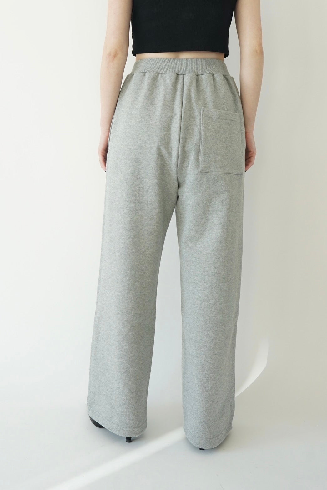 Heavy weight logo sweat pants - GRAY