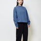 Heavy weight sweat p/o - BLUE GRAY