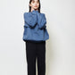 Heavy weight sweat p/o - BLUE GRAY