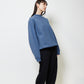 Heavy weight sweat p/o - BLUE GRAY