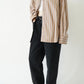 Basic oversized shirt - BROWN STRIPE